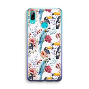 CaseCompany Bloemen tukan: Huawei P Smart (2019) Transparant Hoesje
