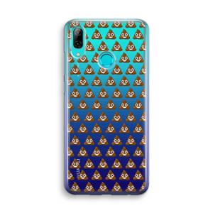 CaseCompany Poop emoji: Huawei P Smart (2019) Transparant Hoesje