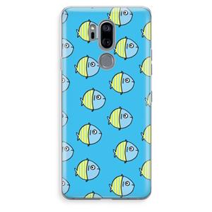 CaseCompany Visjes: LG G7 Thinq Transparant Hoesje