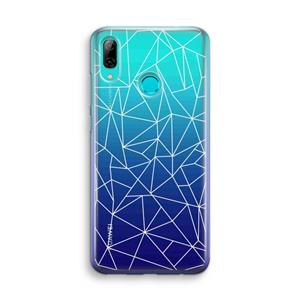 CaseCompany Geometrische lijnen wit: Huawei P Smart (2019) Transparant Hoesje