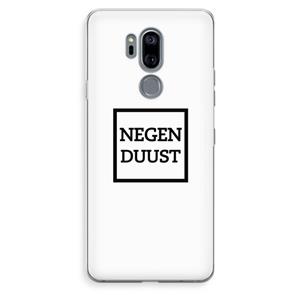 CaseCompany Negenduust vierkant: LG G7 Thinq Transparant Hoesje