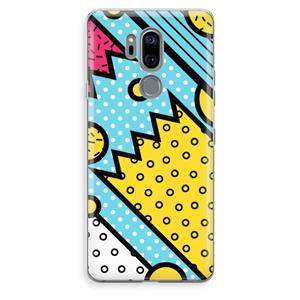 CaseCompany Pop Art #1: LG G7 Thinq Transparant Hoesje