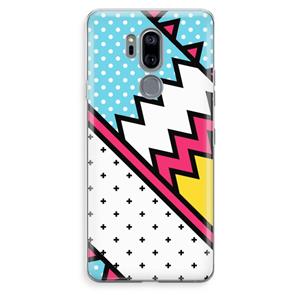 CaseCompany Pop Art #2: LG G7 Thinq Transparant Hoesje