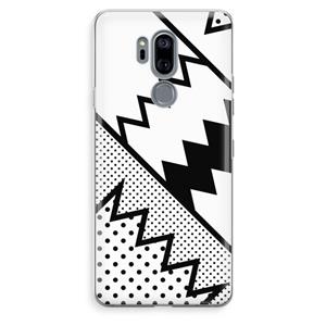 CaseCompany Pop Art #5: LG G7 Thinq Transparant Hoesje