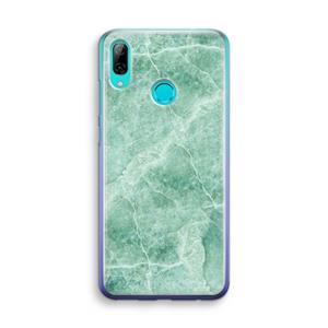 CaseCompany Groen marmer: Huawei P Smart (2019) Transparant Hoesje