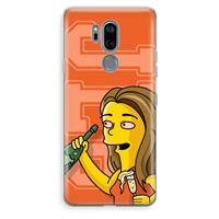 CaseCompany Jamie Lee Simpson: LG G7 Thinq Transparant Hoesje