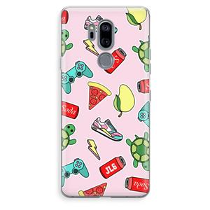 CaseCompany Things Jamie Loves: LG G7 Thinq Transparant Hoesje