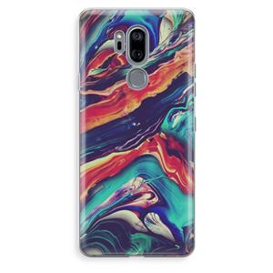 CaseCompany Chameleon Sun: LG G7 Thinq Transparant Hoesje