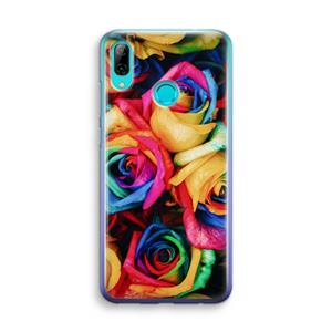 CaseCompany Neon bloemen: Huawei P Smart (2019) Transparant Hoesje