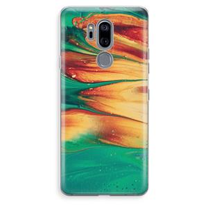 CaseCompany Green Inferno: LG G7 Thinq Transparant Hoesje