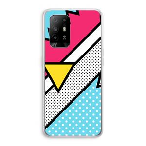 CaseCompany Pop Art #3: Oppo A94 5G Transparant Hoesje