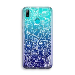 CaseCompany Vexx City #2: Huawei P Smart (2019) Transparant Hoesje