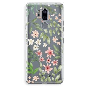 CaseCompany Botanical sweet flower heaven: LG G7 Thinq Transparant Hoesje