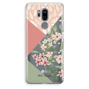 CaseCompany Sweet heaven geometrics: LG G7 Thinq Transparant Hoesje