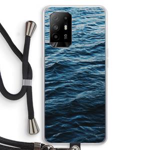 CaseCompany Oceaan: Oppo A94 5G Transparant Hoesje met koord