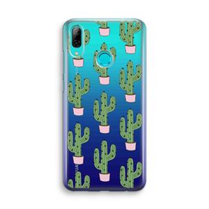 CaseCompany Cactus Lover: Huawei P Smart (2019) Transparant Hoesje