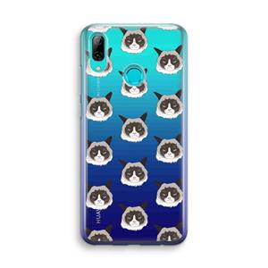 CaseCompany It's a Purrr Case: Huawei P Smart (2019) Transparant Hoesje