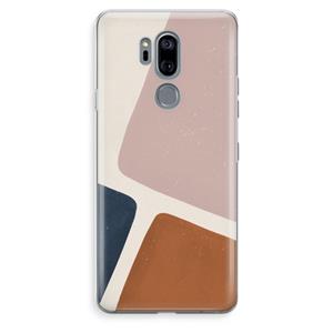 CaseCompany Geo #2: LG G7 Thinq Transparant Hoesje