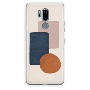 CaseCompany Geo #3: LG G7 Thinq Transparant Hoesje