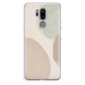 CaseCompany Geo #8: LG G7 Thinq Transparant Hoesje