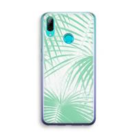 CaseCompany Palmbladeren: Huawei P Smart (2019) Transparant Hoesje