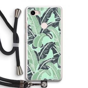 CaseCompany This Sh*t Is Bananas: Pixel 3 Transparant Hoesje met koord