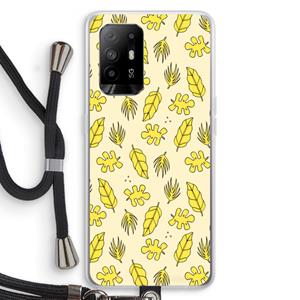 CaseCompany Herfst: Oppo A94 5G Transparant Hoesje met koord