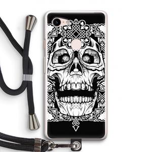 CaseCompany Seek & Destroy: Pixel 3 Transparant Hoesje met koord