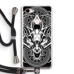 CaseCompany Oh Deer: Pixel 3 Transparant Hoesje met koord