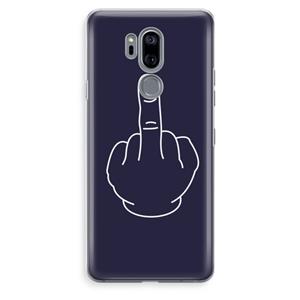 CaseCompany F**k U: LG G7 Thinq Transparant Hoesje