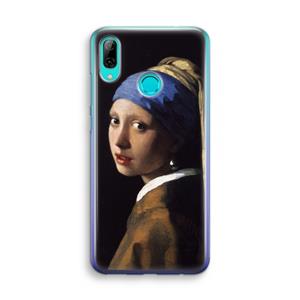 CaseCompany The Pearl Earring: Huawei P Smart (2019) Transparant Hoesje