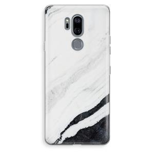 CaseCompany Elegante marmer: LG G7 Thinq Transparant Hoesje