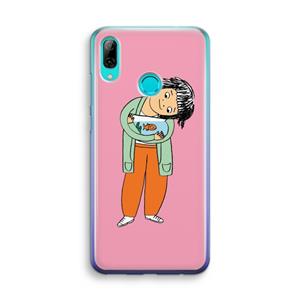 CaseCompany Visknuffel: Huawei P Smart (2019) Transparant Hoesje