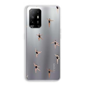CaseCompany Dancing #1: Oppo A94 5G Transparant Hoesje