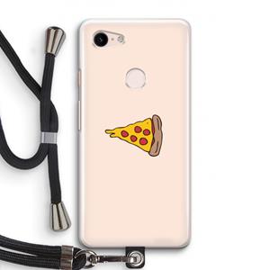 CaseCompany You Complete Me #1: Pixel 3 Transparant Hoesje met koord