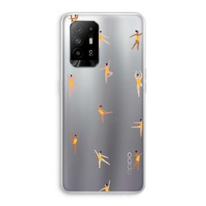 CaseCompany Dans #2: Oppo A94 5G Transparant Hoesje