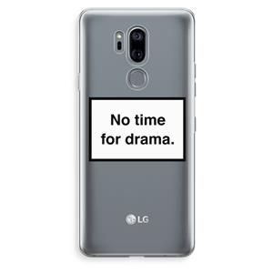 CaseCompany No drama: LG G7 Thinq Transparant Hoesje