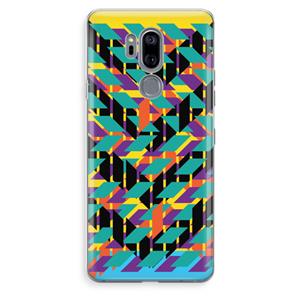 CaseCompany Skew Bee 1: LG G7 Thinq Transparant Hoesje