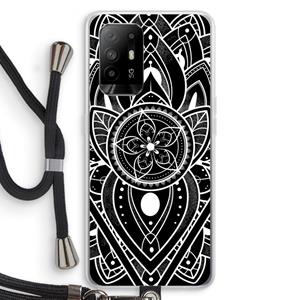 CaseCompany It's Complicated: Oppo A94 5G Transparant Hoesje met koord