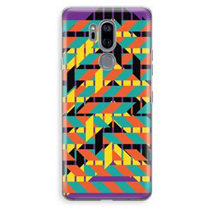 CaseCompany Skew Bee 2: LG G7 Thinq Transparant Hoesje