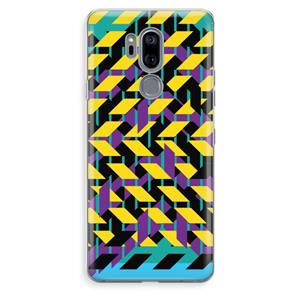 CaseCompany Skew Bee 3: LG G7 Thinq Transparant Hoesje