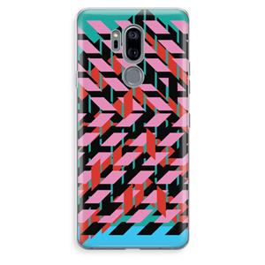 CaseCompany Skew Blush 2: LG G7 Thinq Transparant Hoesje