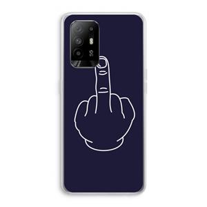 CaseCompany F**k U: Oppo A94 5G Transparant Hoesje