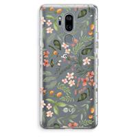 CaseCompany Sweet little flowers: LG G7 Thinq Transparant Hoesje