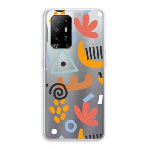 CaseCompany Abstract: Oppo A94 5G Transparant Hoesje