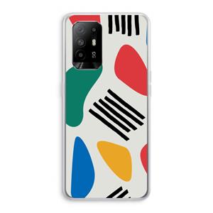 CaseCompany Illustratieve pop 1: Oppo A94 5G Transparant Hoesje