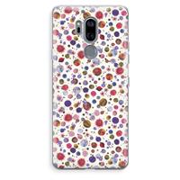 CaseCompany Planets Space: LG G7 Thinq Transparant Hoesje