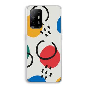 CaseCompany Illustratieve pop 3: Oppo A94 5G Transparant Hoesje