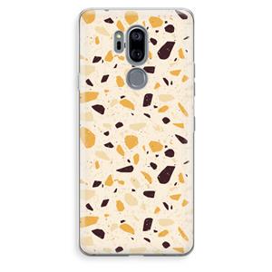 CaseCompany Terrazzo N°13: LG G7 Thinq Transparant Hoesje