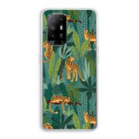 CaseCompany Luipaard 2: Oppo A94 5G Transparant Hoesje